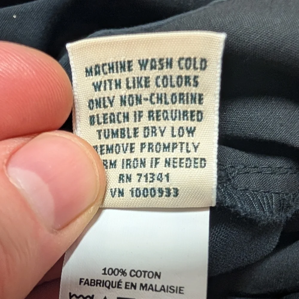 L.L. Bean Classic Bayside Fit Size 16 M/T Women's Straight Leg Black Pants New